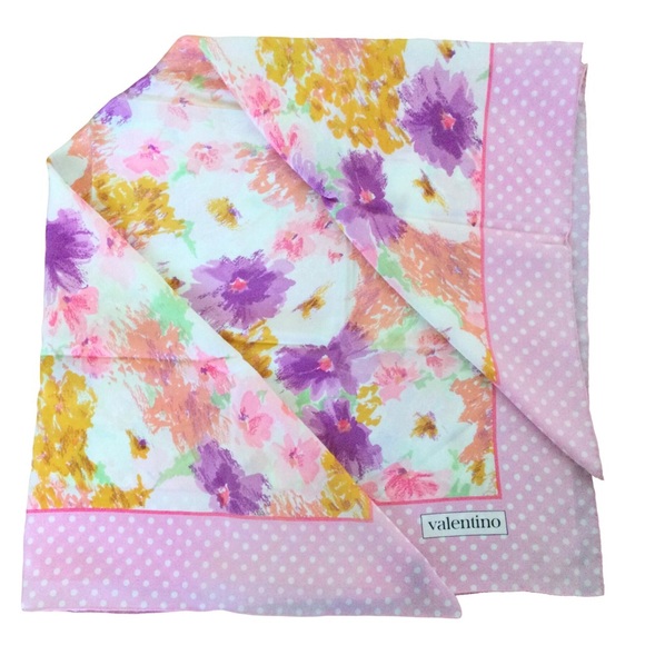 Vintage Valentino Silk Scarf - Picture 6 of 6
